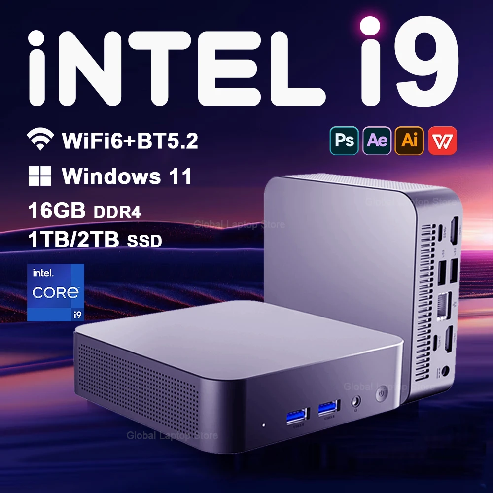 ゲーミングミニpc i9-8950HK 16G512GB SSD GTX1650