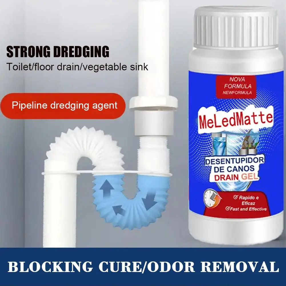 Powerful Kitchen Pipe Dredging Agent Dredge Deodorant Toilet Sink Drain Cleaner High Efficiency Clog Remover Fast Cleaning Tools drain cleaner
