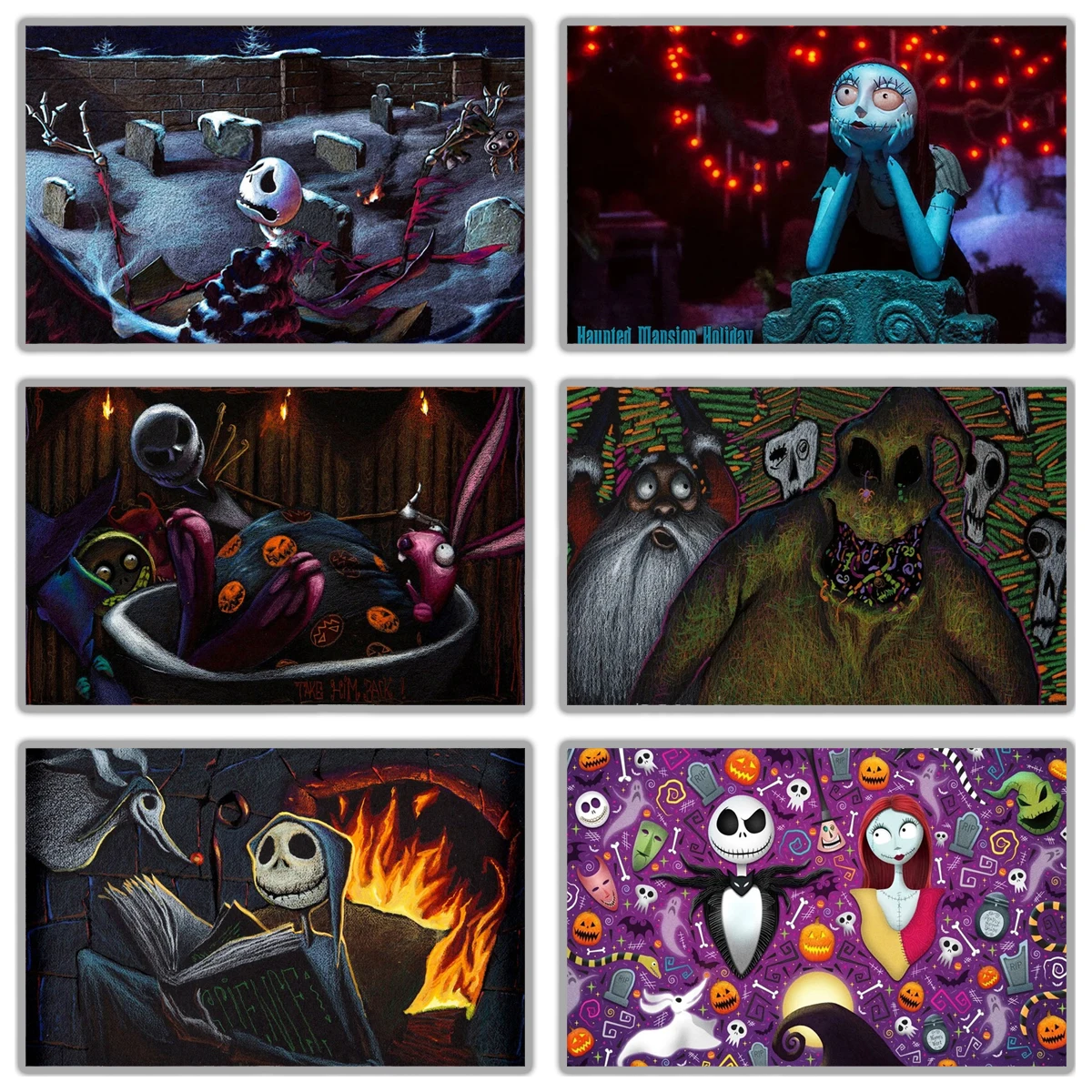 Disney Diamond Nightmare Before Christmas Ricamo Punto Croce 5D Diy Diamond Mosaic Living Room Decoration