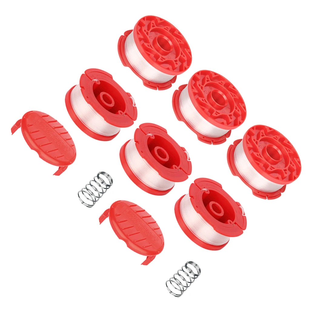 

10 шт. шпиндель, нейлоновая зеленая головка для эффективного газонокосилки, прочная и долговечная катушка из АБС-пластика для резьбовой соломы