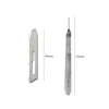 10Pcs STERILE Scalpel Blades #10 with Handle for Dermaplaning ,Pedicure, Crafts,Modelling,Medical,Eyebrow Razor 2