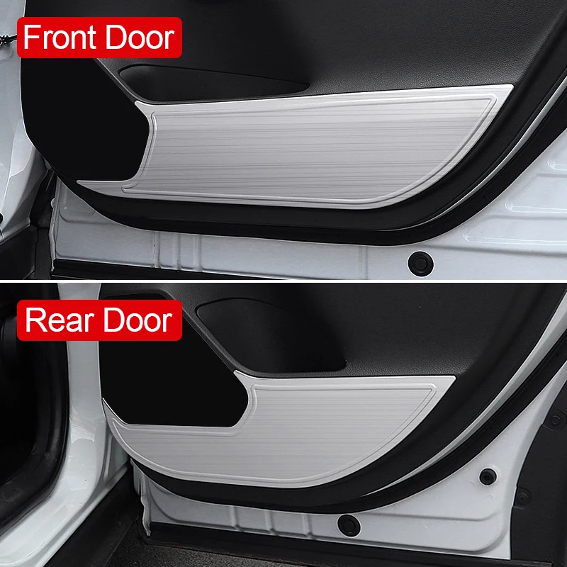 For Toyota RAV4 XA50 2019 2020 2021 2022 2023 2024 RAV 4 Hybrid Stainless  Car Door Anti Kick Pad Protector Trim Cover Sticker - AliExpress