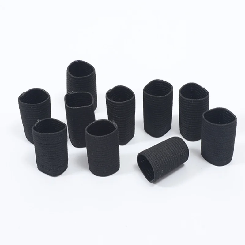 10Pcs 탄력 있고 통기성이 좋은 손가락 보호대, 골프 스포츠 부상 회복을 위한 엄지손가락 안정화 보호 슬리브