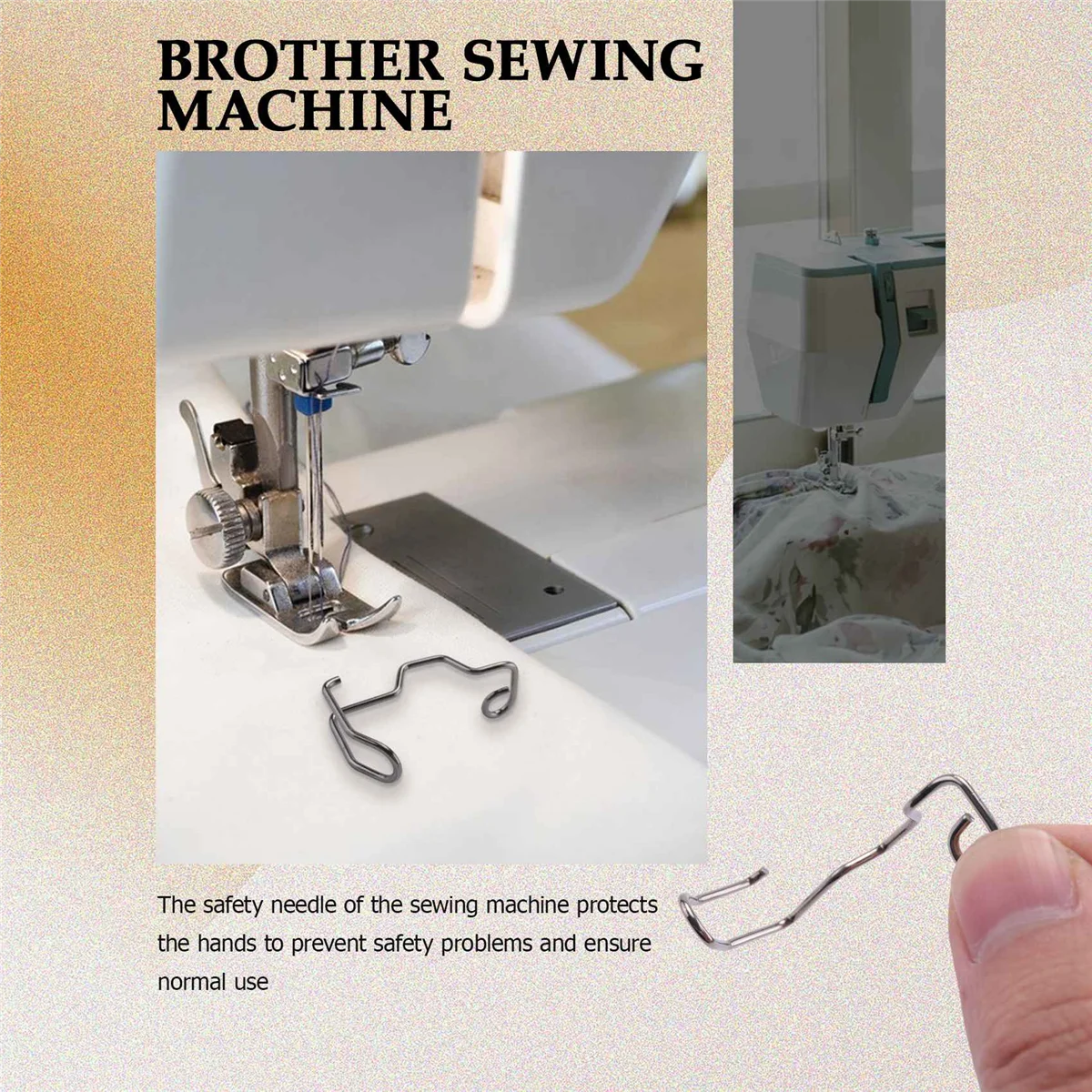 6 Pcs Sewing Machine Finger Guard, Safety Needle Finger Guard Can Prevent the User's Hand From Being Injured