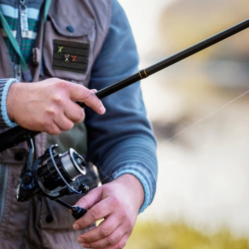 Foam with Sticker Back Fly Foam Patches Breastplate Fly Fishing Hook Storage Organizers Hanger Hook Keeper