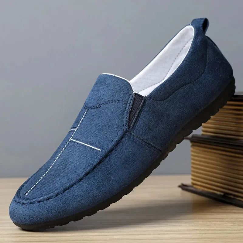 Men Driving Shoes Fashion Shoes Walking Men Shoes Men Casual Shoes 2022 Spring Hot Sale Sweat-Absorbant Breathable Casual Canva