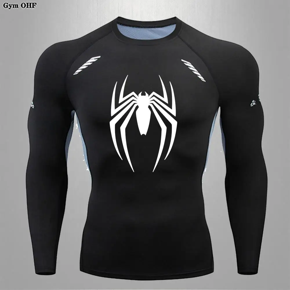 Men Short Sleeve Sports T Shirt Compression Running MMA Workout Quick-Dry