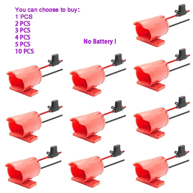 Für M12 Konverter Adapter 30A Sicherung Für Milwaukee 12V Lithium-Batterie Externe Netzteil DIY Stecker Halterung Halter