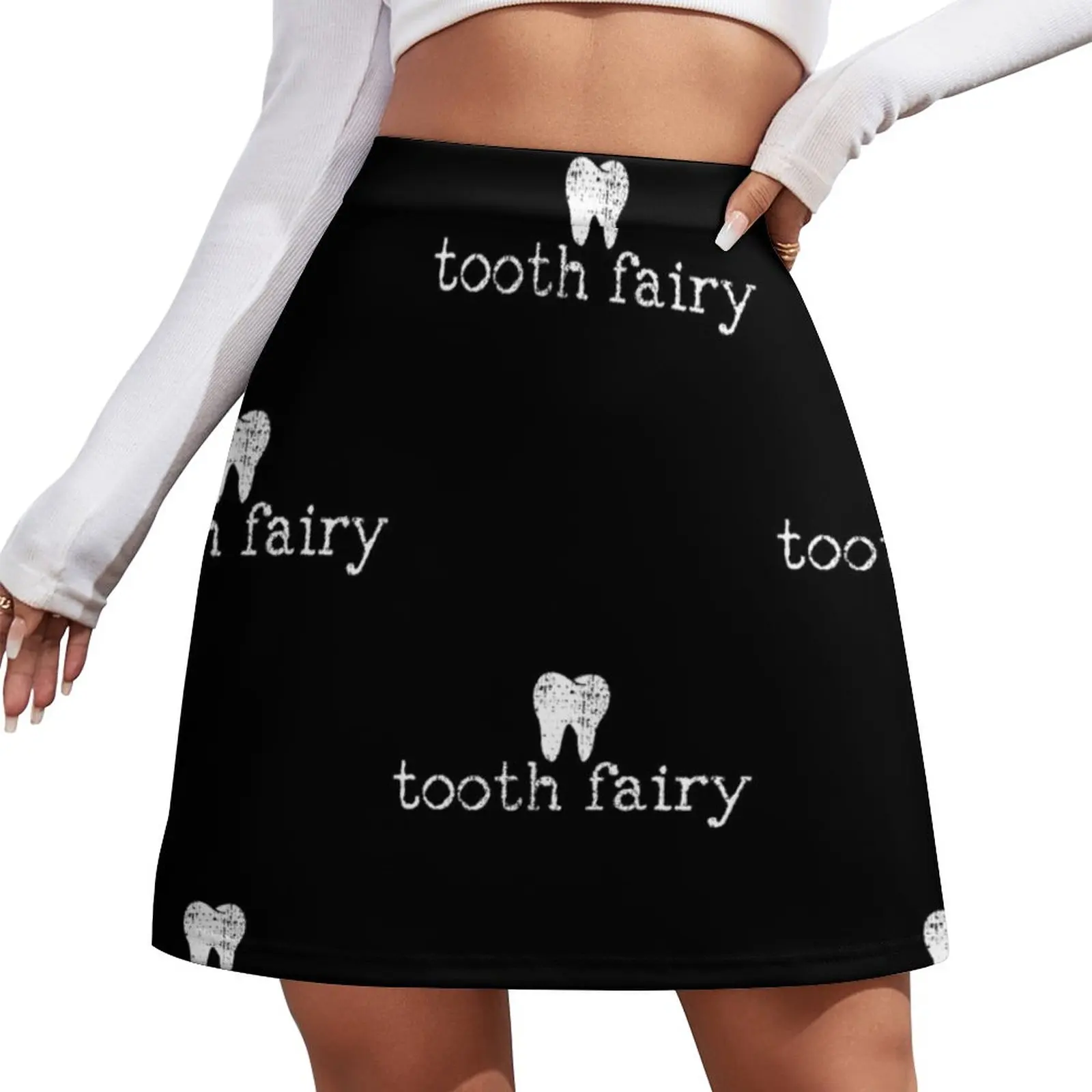 Dentist Mini Skirt Female skirt Skirt satin fairy core