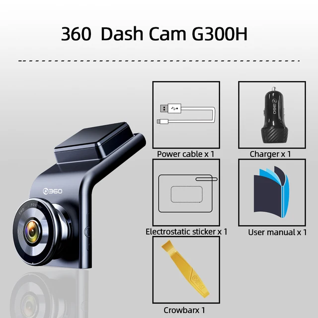 360 G300 Full HD WiFi Dash Cam – Overdrive Auto Tuning