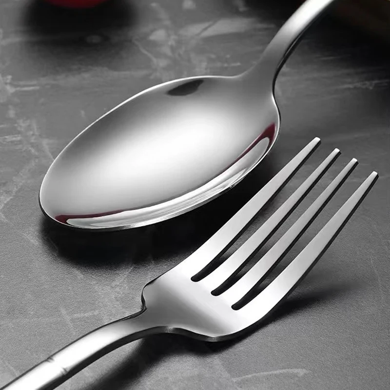 1/4/20 Pcs Stainless Steel Flatware Set, Mirror Polished Cutlery Utensil Set Include Fork Knife Spoon Set, Dishwasher Safe