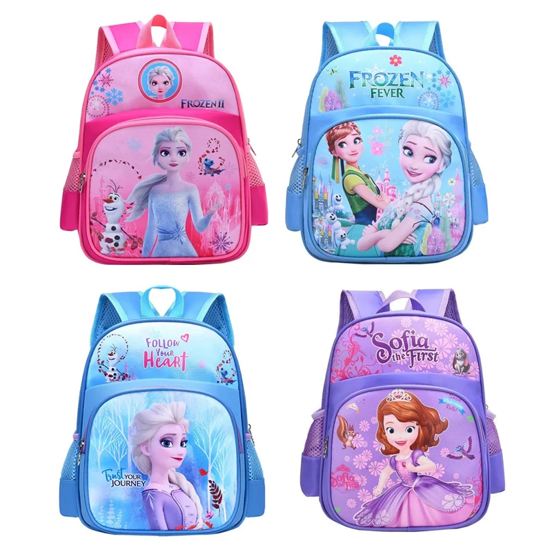 Disney Frozen Zaino Elsa Anna Princess Cartoon Zainetto Ragazze Zaino Bambini Scuola Primaria Zainetto Borsa Da Viaggio