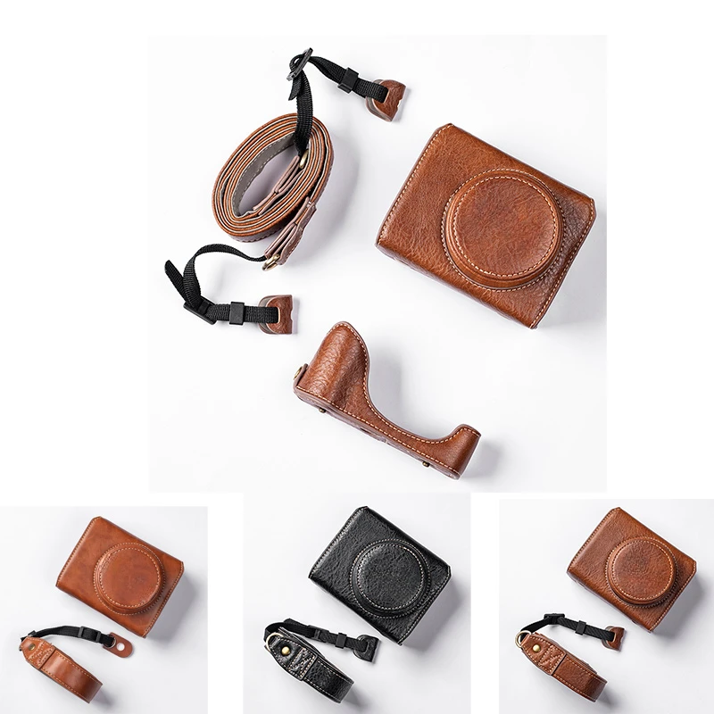 Neue Luxus PU Leder Kamera Tasche Für Kanon Powers... - Grandado