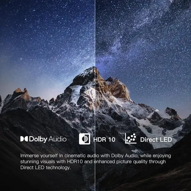 FPD 32-inch Smart TV with Google TV HD 720p, Google Play & Chromecast Built-in, HDR 10, Dolby Audio, Voice Remote - Stream Live - Image 4