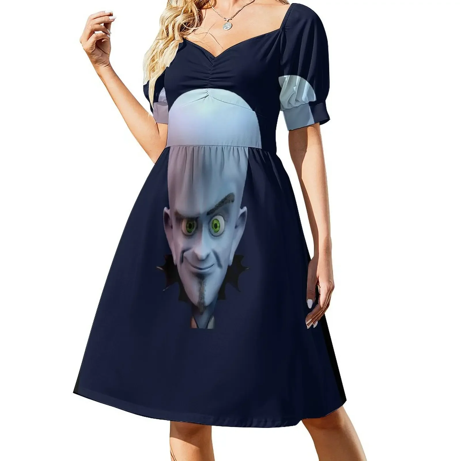 thumbnail image 1 of Megamente Sonriente 3D *CALIDAD H* Vestido sin mangas Falda de verano Vestido de mujer Vestido, 1 of 7