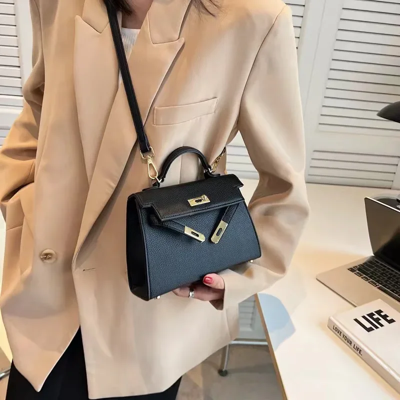 

2024 simple small bag female new fashion net red female bags texture shoulder bag all cross-body bags сумка женская