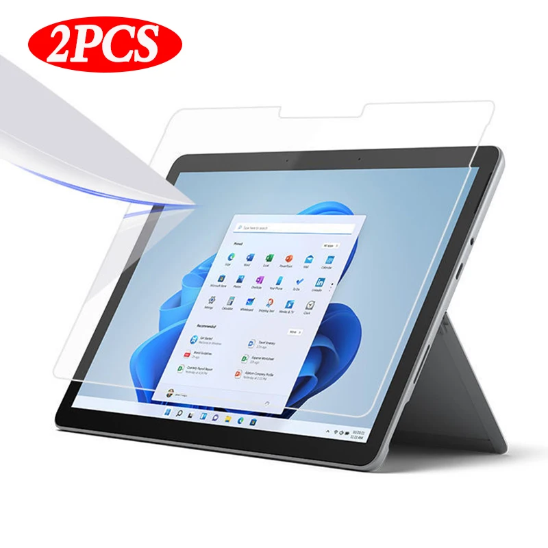 Pellicola Salvaschermo 2 Pezzi Per Microsoft Surface Pro 8 9X7 Plus 7 6 5 4 3 13 Pollici 2021 12.3 "Vetro Temperato Per Surface Go 3 2 2020