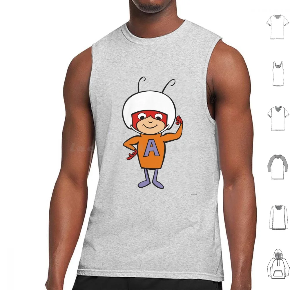 Atom Ant Cartoon Canotte Gilet Senza Maniche Atom Ant Bambini Hero Hanna Barbera Anumados Cartoon Comic Books Riviste Tv Show
