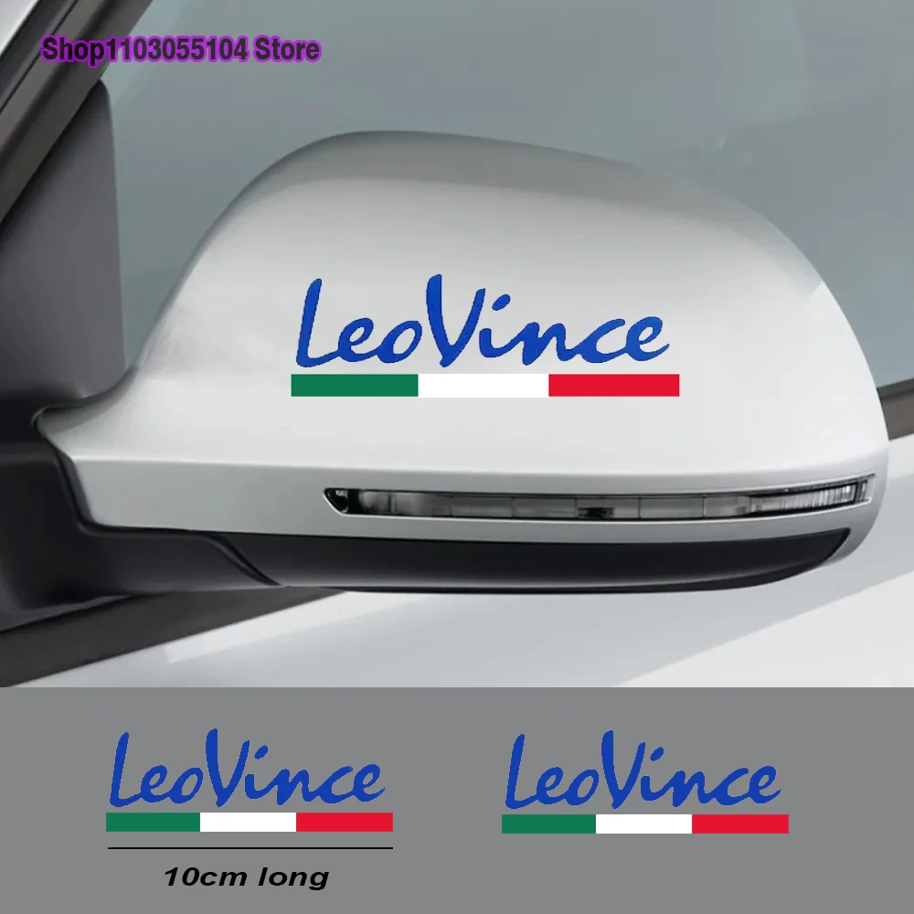 Adesivo Per Specchietto Retrovisore Auto 2 Pezzi Per Leovince Leo Vince