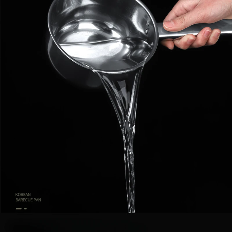 Stainless Steel Ladle Food Grade Thickened Ladle Household Kitchen Water Bleaching Ladle Short Handle Ladle Water Scoop 물국자