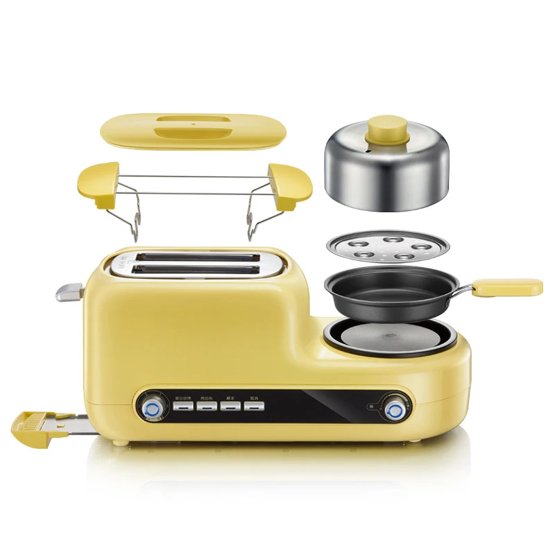 1080W Multifunctional High Value Bread Machine Home Frying Pan Breakfast Machine Automatic Toaster Practical 220V 6