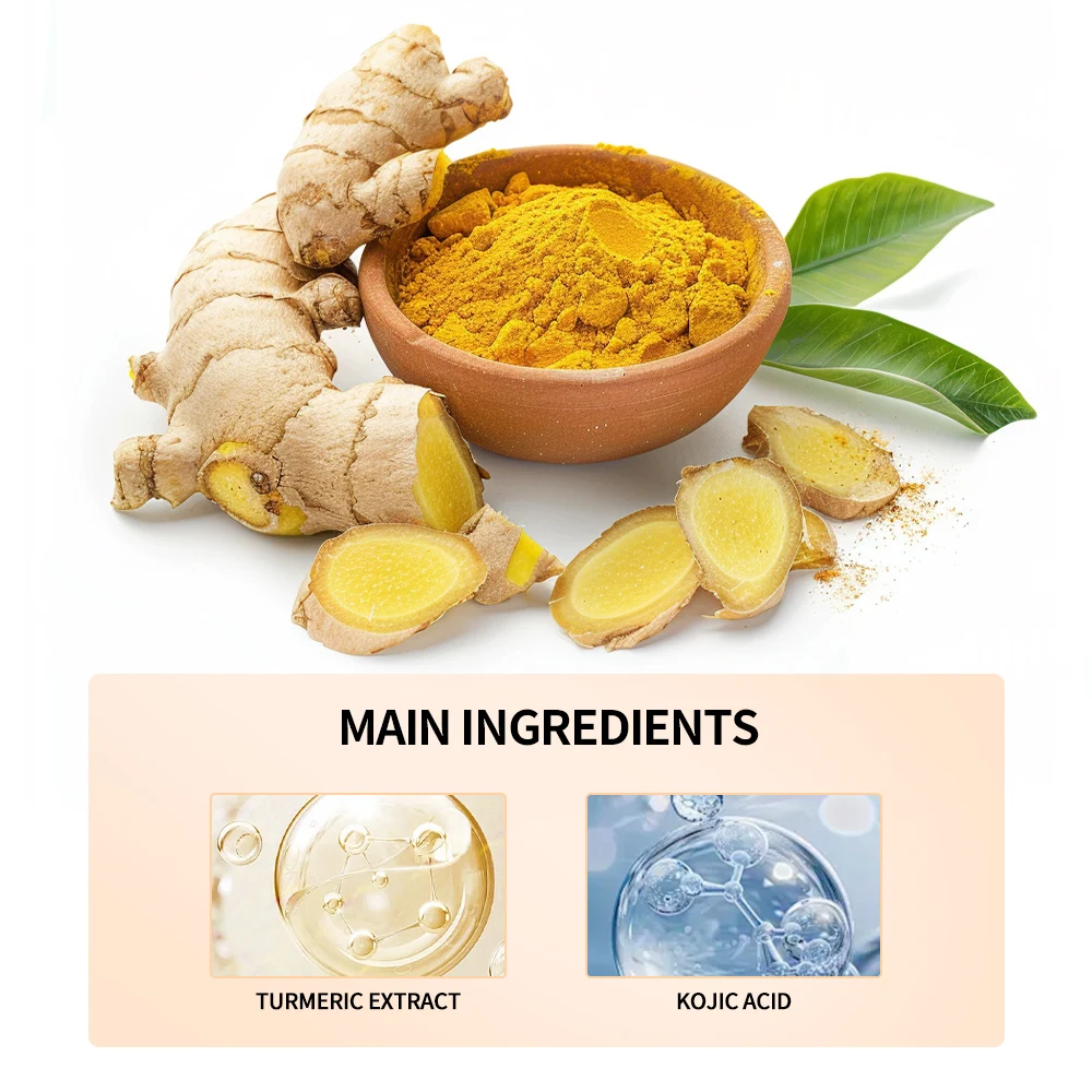 Turmeric Cleansing Mousse Exfoliating Gentle Pore Cleansing Foam Cleanser Oil Control Blackhead Remover Skin Cleansing Mousse 6