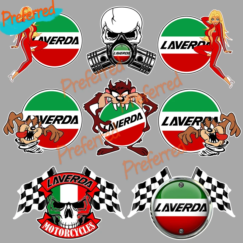 

Made of Durable Laverda Pin Up Girl Car Sticker Decal Vinyl Waterproof Material, Car/truck Ship/Surf Camper /laptop and Toolbox