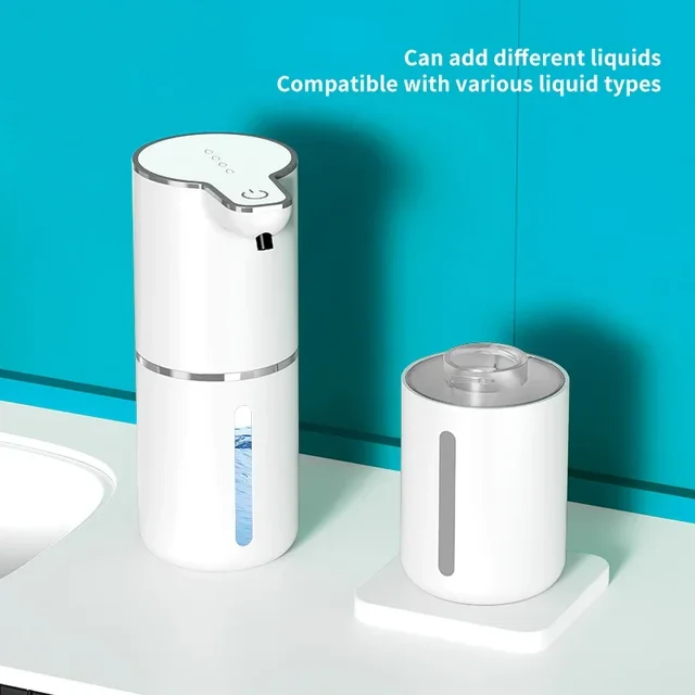 Automatic Touchless Foaming Soap Dispenser – 380ml USB Rechargeable Electric Soap Dispenser with 4 Adjustable Foam Levels 3