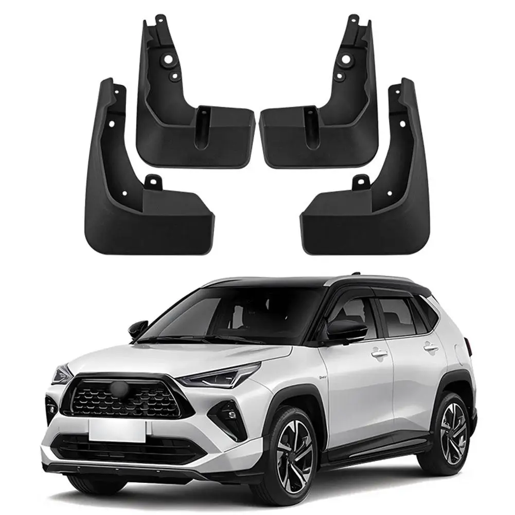 

For Yaris Gr 2023 4pcs Invisible Car Wheel Mud Mudguards Rear Splash Flaps Accessories Front C5q9