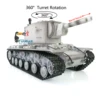 1/16 HENG LONG 7.0 Gigant Soviet KV-2 RC Tank 3949 FPV 360° Turret Barrel Recoil TH20013-SMT4 4