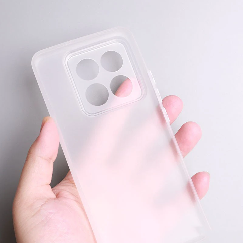 Ultra Thin Translucent TPU Protective Case with All-Round Soft Camera Shell