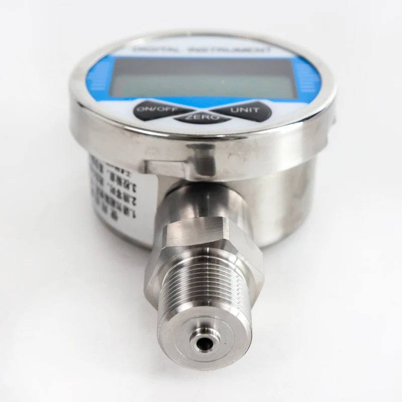 0-60mpa pressure gauge digital display oil, gas and water hydraulic stainless steel battery type digital pressure gauge NPT1/4