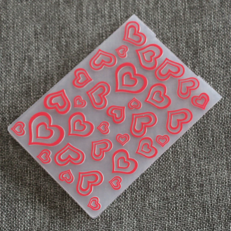 Plastic Embossing Folder 12 Styles 3D Embossing Folder Transparent Embossing Plastic Plates Design For DIY Paper Cutting Dies Scrapbooking 10.5x14.5cm