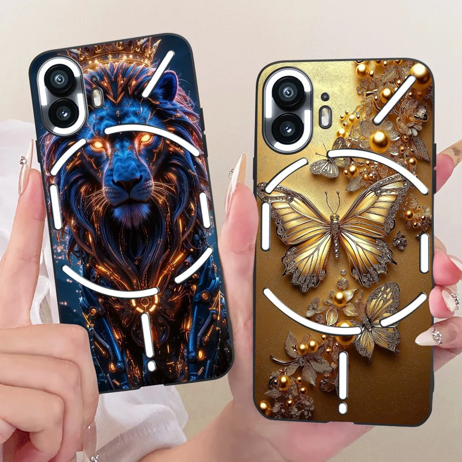 Floral Butterfly Design Soft TPU Phone Case