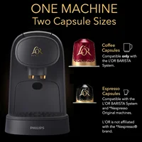 Barista System Coffee and Espresso Machine Combo by Philips, Matte Black 2