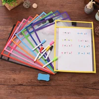 10Pcs Transparent Dry Brush Bag Kids Craft Drawing Board Painting Doodle Coloring Learning Educational Toys For Children Gift 1