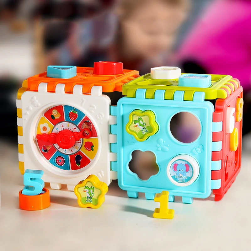 Baby Toy 0-12 Month Early Montessori Educational Toy Game Babies Development Puzzle Matching Digital Block