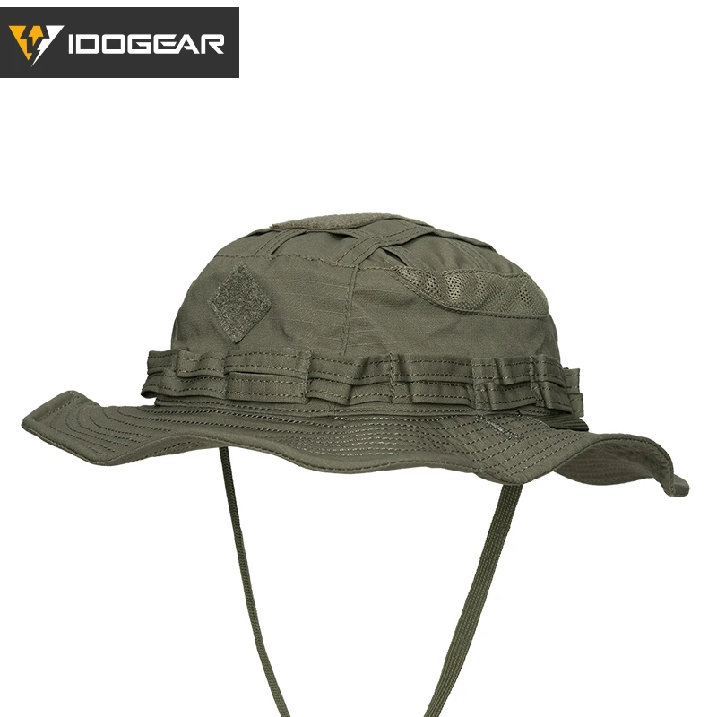 Chapeau boonie tactique IDOGEAR ajustable respirant pêche chasse protection solaire jungle
