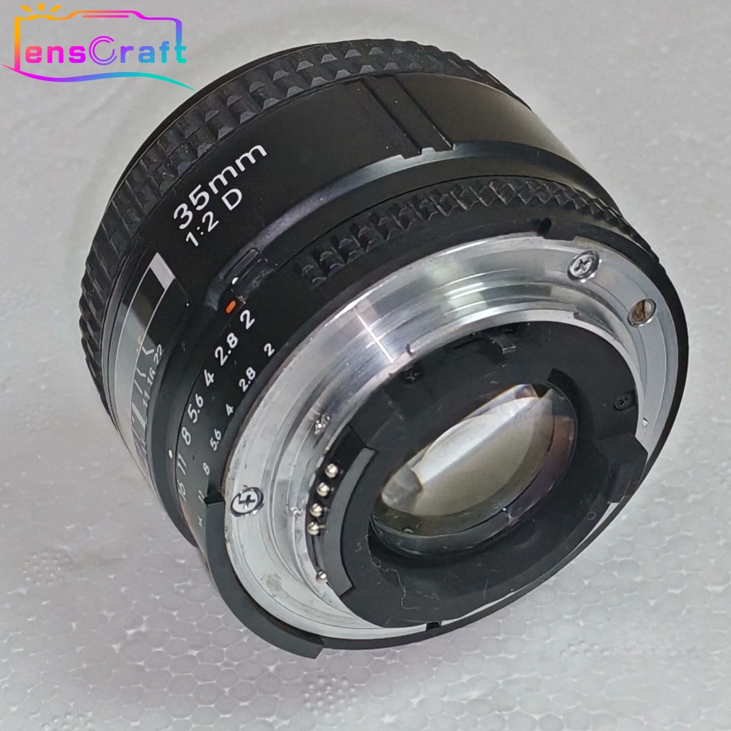 95% 새것 AF 35mm f/2D 풀프레임 자동 초점 프라임 광각 렌즈 니콘용 35mm f2 D