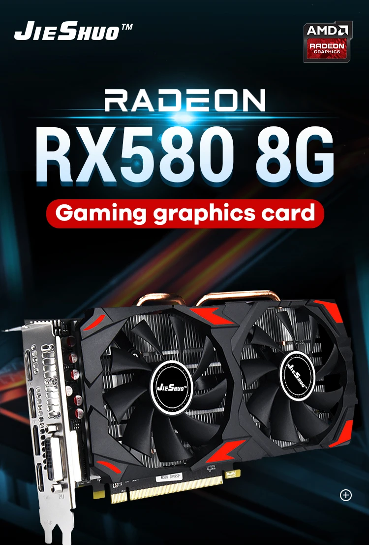 Tarjeta Gráfica AMD RX 580 8G Reacondicionada – LydaMarket