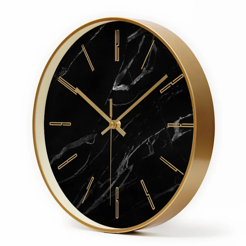 Gold & Black Large  wall clock A  
