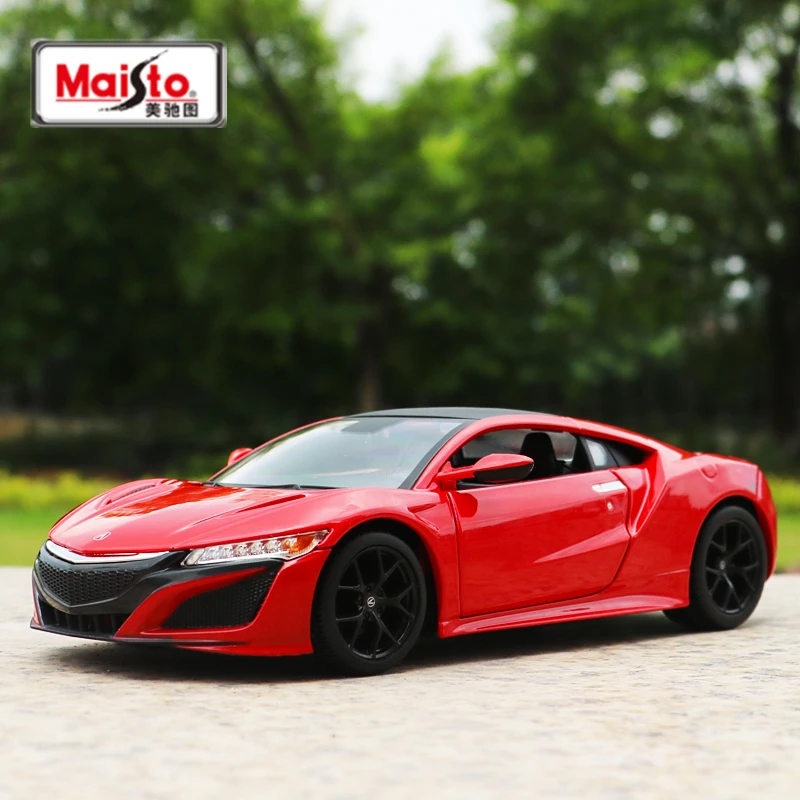 

Модель спортивного автомобиля Maisto 1:24 ACURA NSX из сплава, литой металлический гоночный супер-автомобиль, модель имитации коллекции, детские подарки