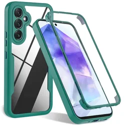Premium 360° Full Screen HD Clear Protective Cover - Samsung A06 4G 5G (Dark Green)