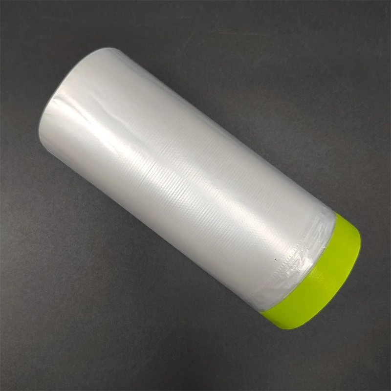 Paint-Proof Plastic Sheeting, Paint Masking Film 1.1m*25m, For Car Paint Protection And Furniture Dust Protection