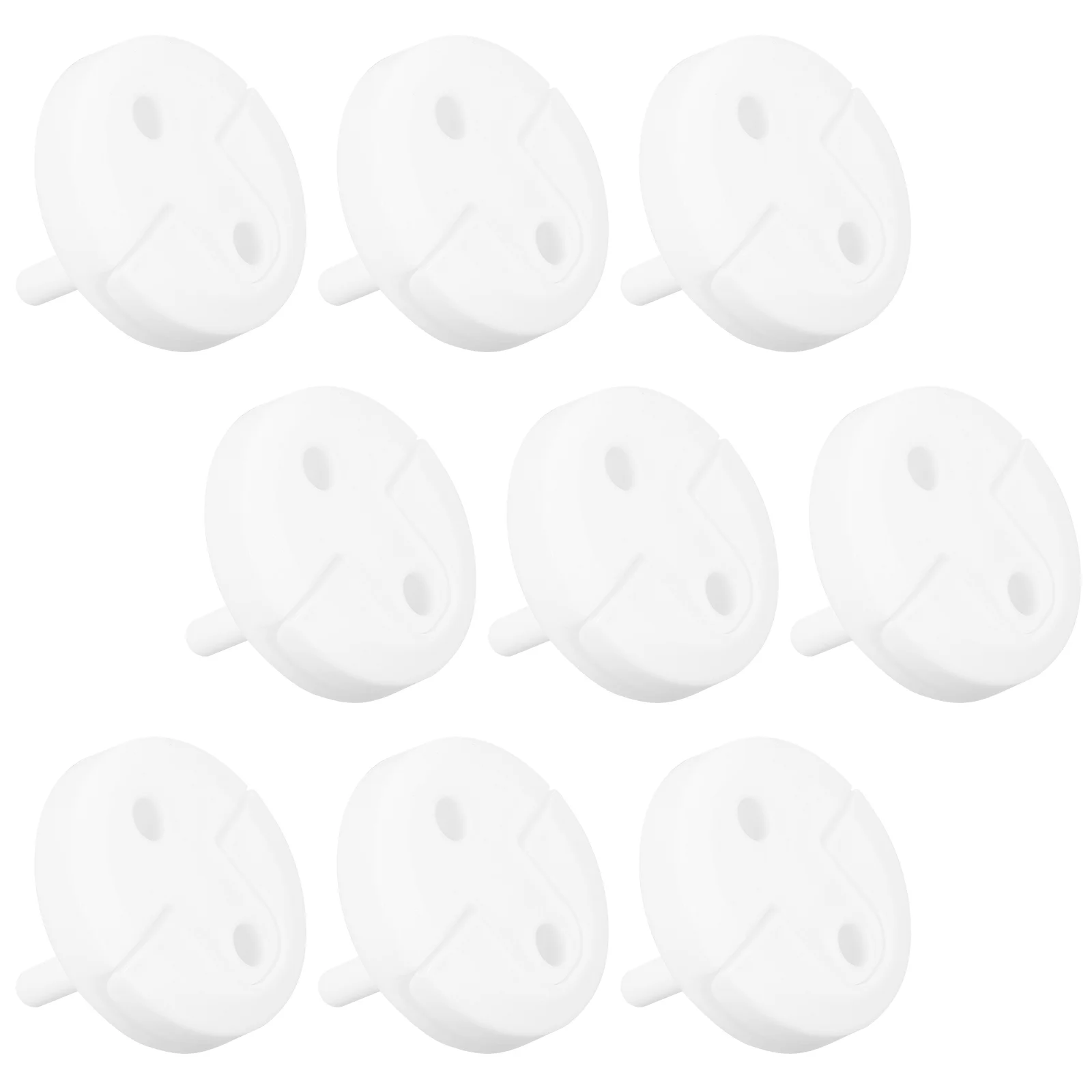 10 Pcs Socket Protection Cover Replacement Baby Safety Plug Covers Outlet Plastic Plugs Power Proof