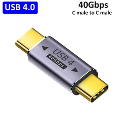 USB4 Type C Right Angle Adapter - High - Speed Data & Audio Converter with Fast Charging Support (1PC CM - CM)