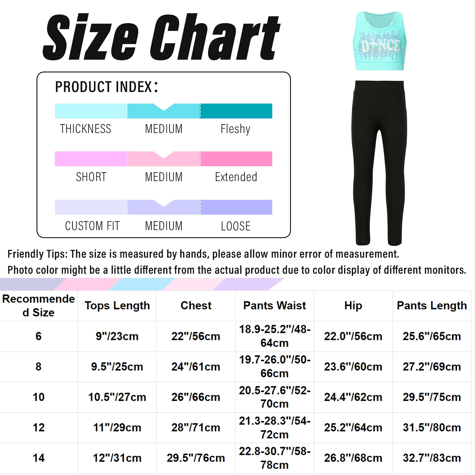 2PCS Summer 2023 Kids Girls Sleeveless Round Neck Printed Racerback Crop Top with Pants for Gymnastics Sports Workout Exercise