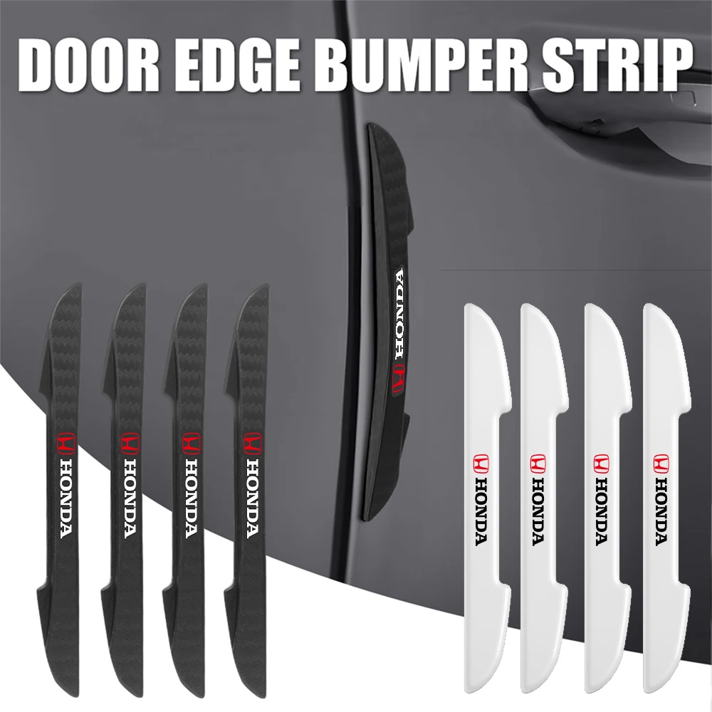 สติ๊กเกอร์กันกระแทกขอบประตูรถยนต์ 4 ชิ้น สำหรับกระจกมองหลัง ป้องกันการชน สำหรับรถยนต์ฮอนด้า ซีวิค รุ่นที่ 10 และ 11 เอชอาร์วี แจ๊ส ซิตี้ ฟิต แอคคอร์ด 7 1