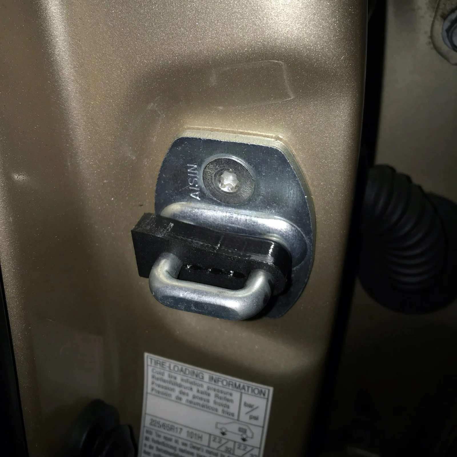 Car Door Lock Damper For Toyota Land Cruiser Prado J120 J150 Soundproof Insulation Quiet Deaf Creaking Noise Seal Stopper