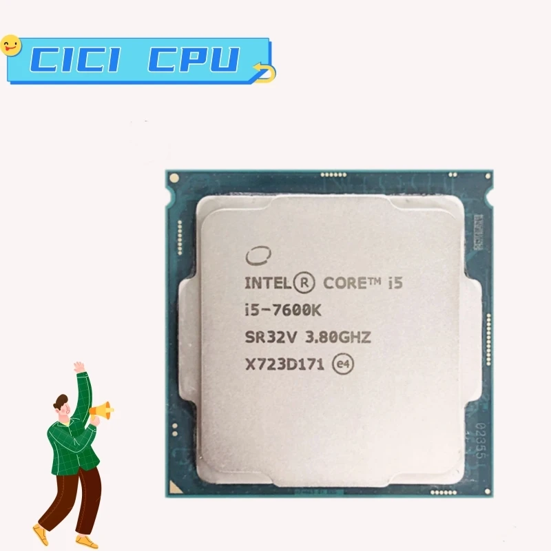 

Процессор Core i5 7600K 3,8 ГГц четырехъядерный четырехпоточный ЦПУ Процессор 6M 91 Вт LGA 1151 I5 7600k